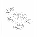 דינוזאור חמוד וקטנטן – הורדה וצביעה