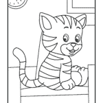 חתול קטן ונחמד – להורדה והדפסה