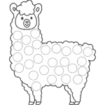 כבשים מקסימות וטובות לב – לפעילות צביעה מהנה