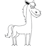 סוס ייחודי ונחמד – הורדה וצביעה