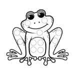 צפרדע אמיצה וקטנה – הורדה וצביעה